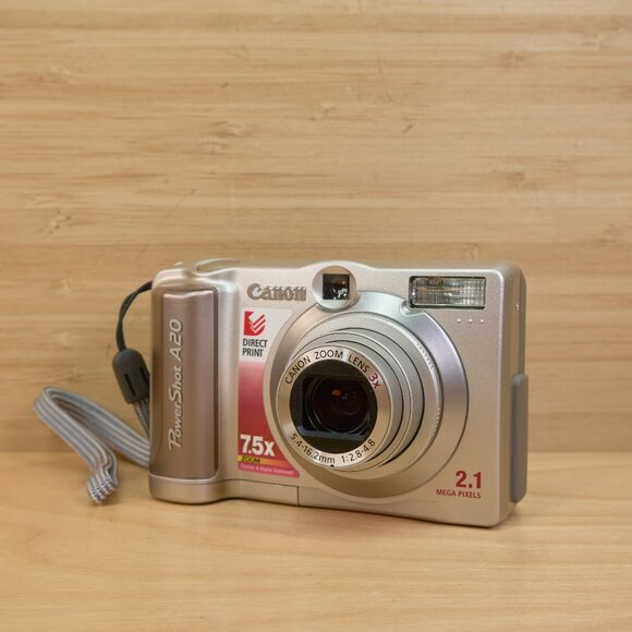 Canon PowerShot A20 2.1 MP Digital Camera w/ 3x Optical Zoom, Tested & Working - Picture 1 of 7